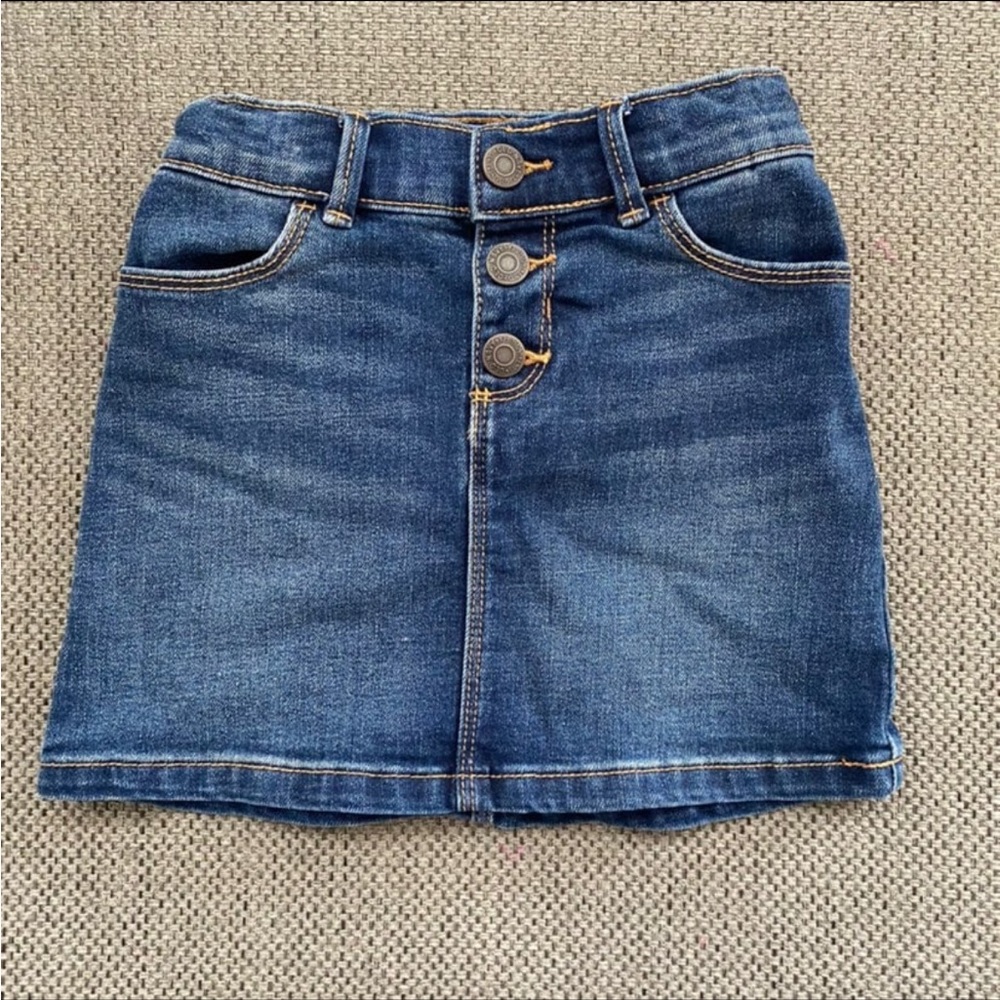 👖 Adorable Old Navy Denim Skirt 4T | Toddler Girl Jean Skirt Classic Style!